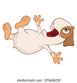 Vector Illustration of a Funny Guinea Pig. Cartoon Character 