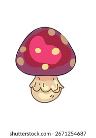 Ilustración vectorial divertido dibujo de taburete de sapo