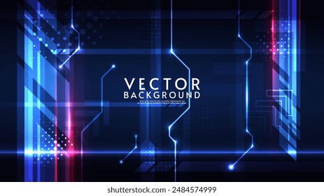 Vector illustration, futuristic abstract design for wallpaper, background, banner, invitation, preview.