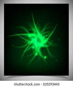 Vector illustration of futuristic abstract glowing background