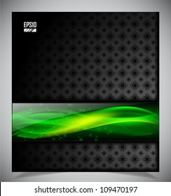 Vector illustration of futuristic abstract glowing background