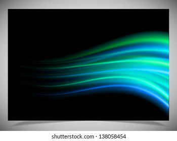 Vector illustration of futuristic abstract glowing background
