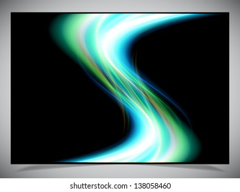 Vector illustration of futuristic abstract glowing background