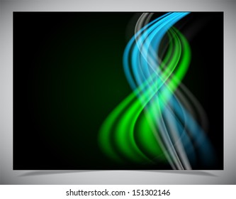 Vector illustration of futuristic abstract glowing background