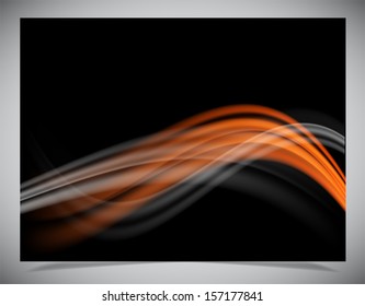 Vector illustration of futuristic abstract glowing background