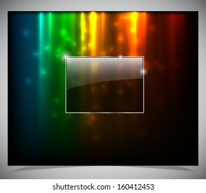Vector illustration of futuristic abstract glowing background