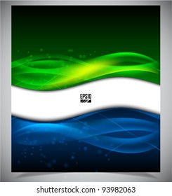 Vector illustration of futuristic abstract glowing background
