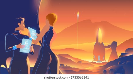 Ilustración vectorial una colonia