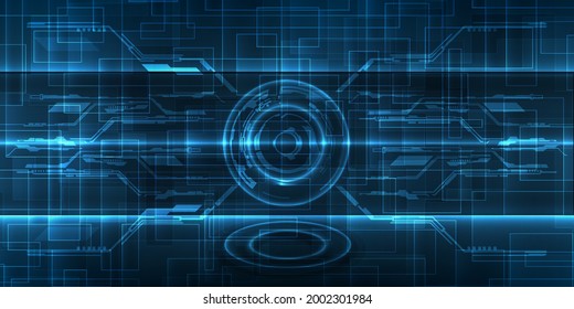 Vector illustration futuristic modern tech  background and wallpaper.Future digital concept.