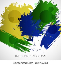 Vector illustration of Gabon Flag color for Gabon Independence day.