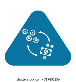 Vector illustration of gambling icon