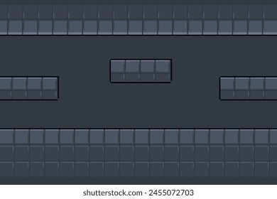 Vector Illustration of a game background in a dungeon,  perfect for game assets themed designs