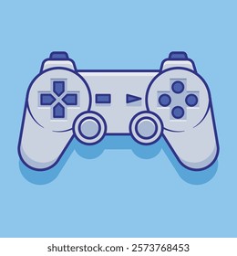 Vector illustration of game controller 