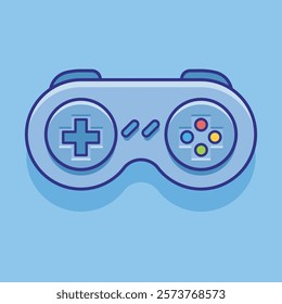 Vector illustration of game controller 