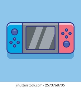 Vector illustration of game controller 