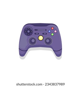 Vector illustration of a game controller on a white background suitable for ornamental posters, logos, and more