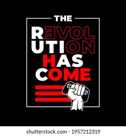 Vector illustration of a game pad with hand sign. with joystick for print and web. Image of a game console,the revolution has come slogan.