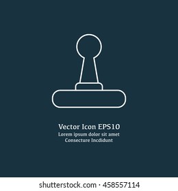 Vector illustration of gamepad icon
