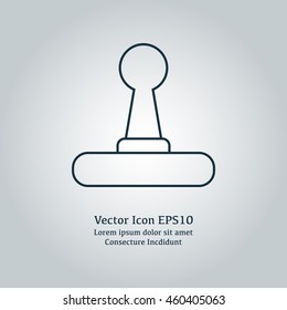Vector illustration of gamepad icon