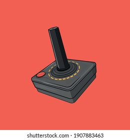 Vector illustration of a gaming joystick