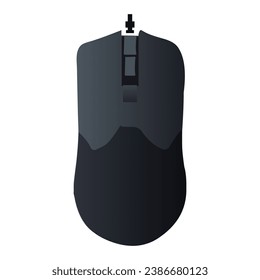 Vector illustration of a gaming mouse symbol