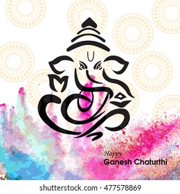 Vector illustration for Ganesh Chaturthi