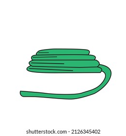 vector illustration garden hose for watering