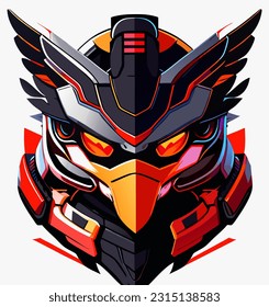 vector illustration of garuda cartoon