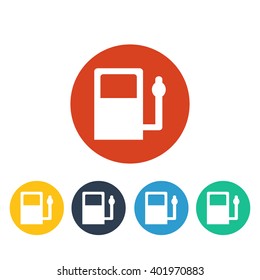 Vector illustration of gas station icon