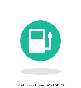 Vector illustration of gas station icon