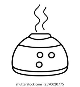 vector illustration of a gas stove 