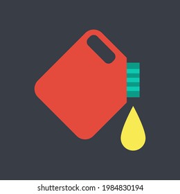Ilustración vectorial de una gasolina.