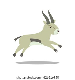 Vector Illustration of a Gazelle