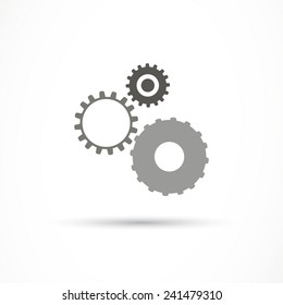 Vector Illustration of a Gear Icon