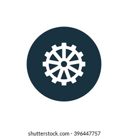 Vector illustration of gear icon