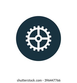 Vector illustration of gear icon