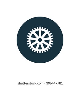 Vector illustration of gear icon