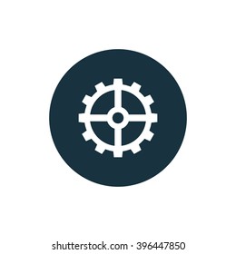 Vector illustration of gear icon