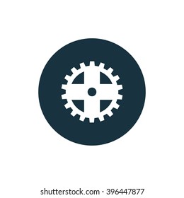 Vector illustration of gear icon