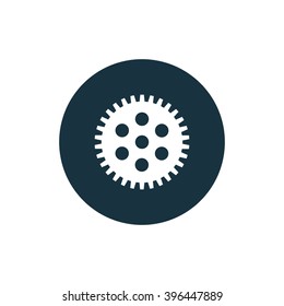 Vector illustration of gear icon