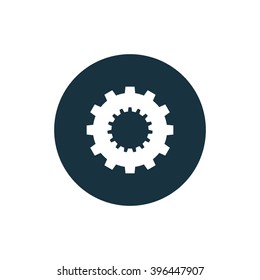 Vector illustration of gear icon