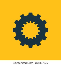 Vector illustration of gear icon