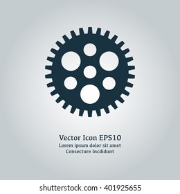 Vector illustration of gear icon