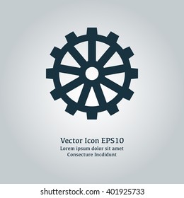 Vector illustration of gear icon