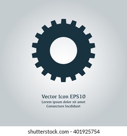 Vector illustration of gear icon