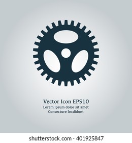 Vector illustration of gear icon