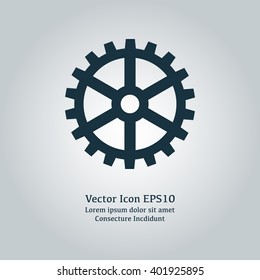 Vector illustration of gear icon