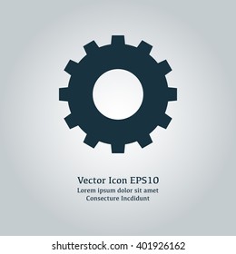 Vector illustration of gear icon