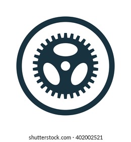 Vector illustration of gear icon