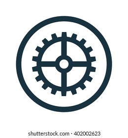 Vector illustration of gear icon